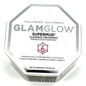 GLAMGLOW Supermud Clearing Treatment Mud Mask 1.7 Oz 50g New Limited Edition $60